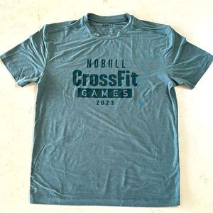 NOBULL CrossFit Games 2023 Lightweight Performance Blend Tee in Size M in Balsam